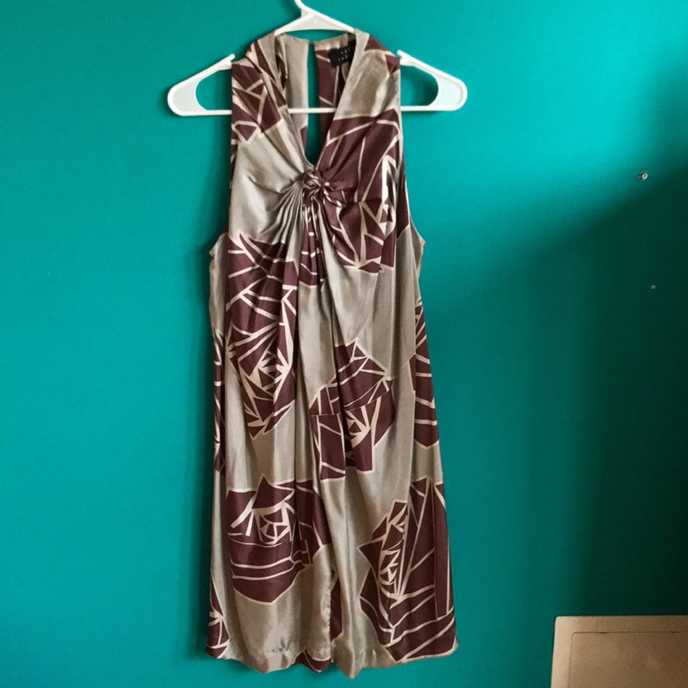 Robert Rodriguez 100% Silk Cinched Dress